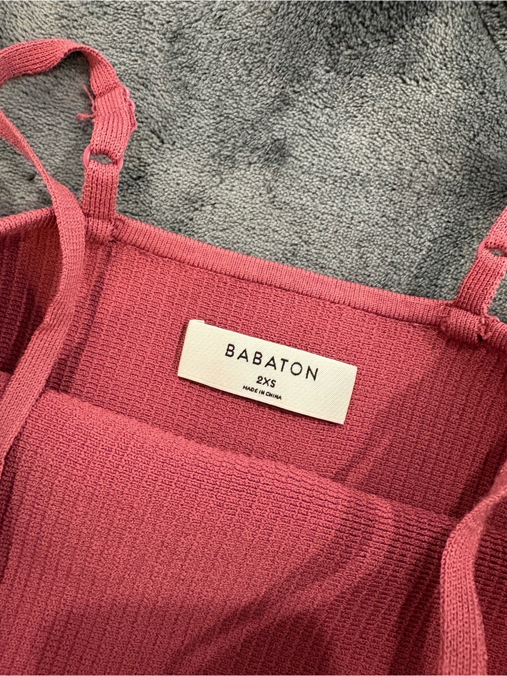 Babaton Pink Ribbed Slim-Fit Camisole - Picture 4 of 4